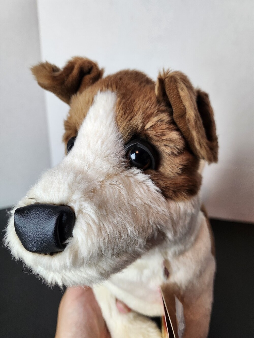 Folkmanis Jack Russell Dog Full Body Hand Puppet Soft Fabric